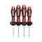 Intertool 4 pcs Screwdriver Set, Phillips & Slotted, Wall Mount Rack VT08-3434 - alternate 1